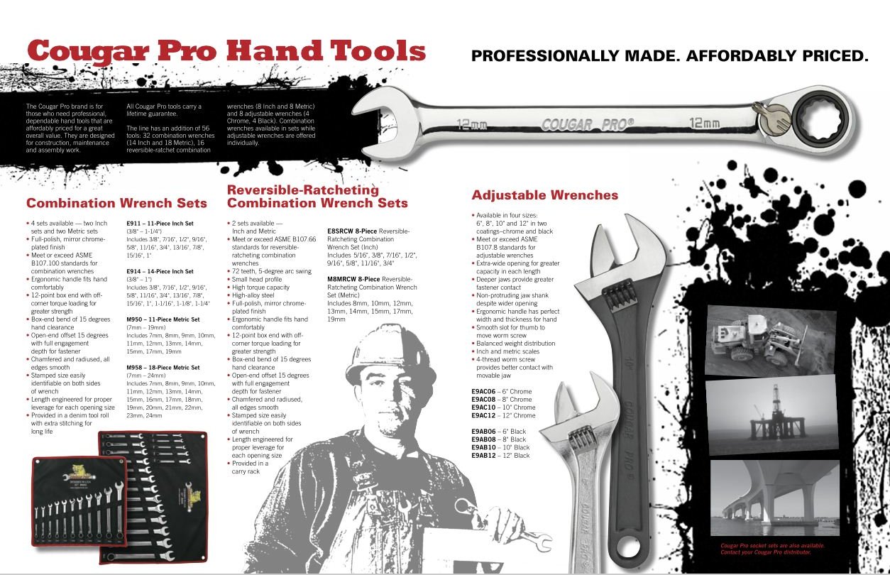 Cougar Pro Hand Tools Home